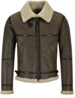 Vincent Air Force SF Flying Bomber Lambskin Leather Jacket