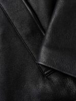 Appliquéd Shearling-Trimmed Leather Jacket - Image 5