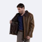 David Sheepskin Leather Jacket - Image 2