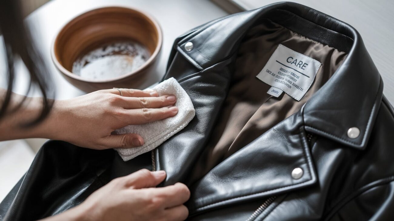 How to laundry leather jacket?