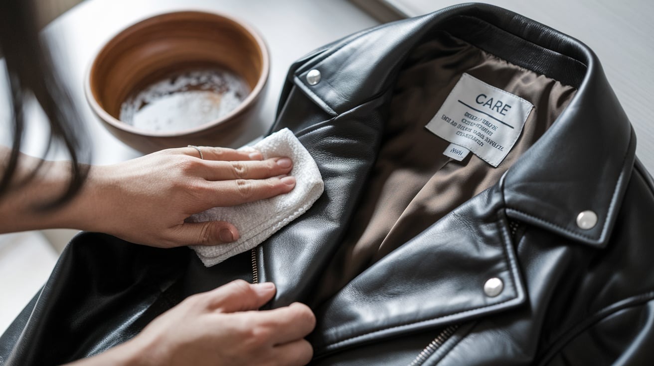 How to laundry leather jacket?