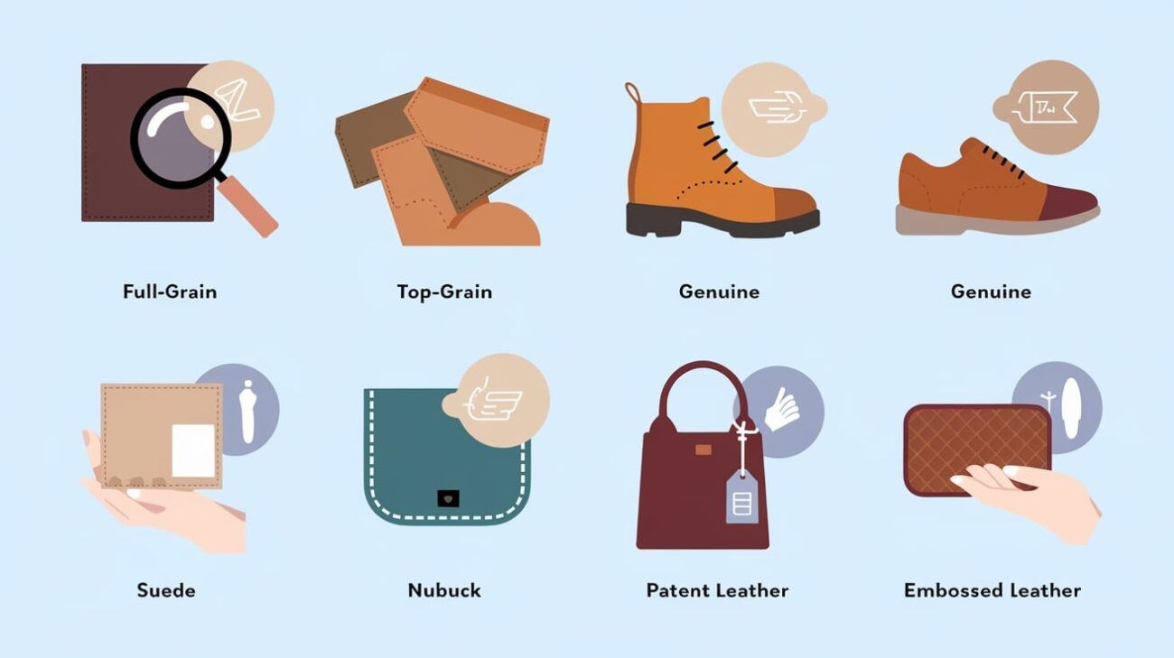 Different Types of Leather Textures: