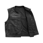 Lowrider Perforated Leather Vest for Men - Image 4
