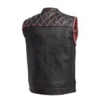 Sinister Leather Motorcycle Vest for Men - Image 2
