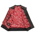Sinister Leather Motorcycle Vest for Men - Image 3