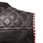 Sinister Leather Motorcycle Vest for Men - Image 4
