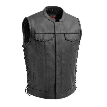 Sniper Leather Motorcycle Vest for Men Perfect for Bikers