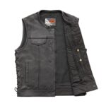 Sniper Leather Motorcycle Vest for Men Perfect for Bikers2