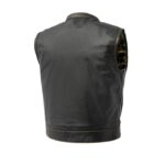 The Club Cut Leather Vest for Men Available in a Variety of Colors - Image 5