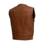 Timber Genuine Leather Motorcycle Vest for Men - Image 2