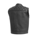 Upside Men’s Club Style Leather Vest for Bikers - Image 5