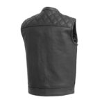 Downside Men’s Leather Vest for Motorcycle Riders - Image 5