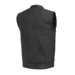 Hotshot Men's Premium Leather Motorcycle Vest - Image 5